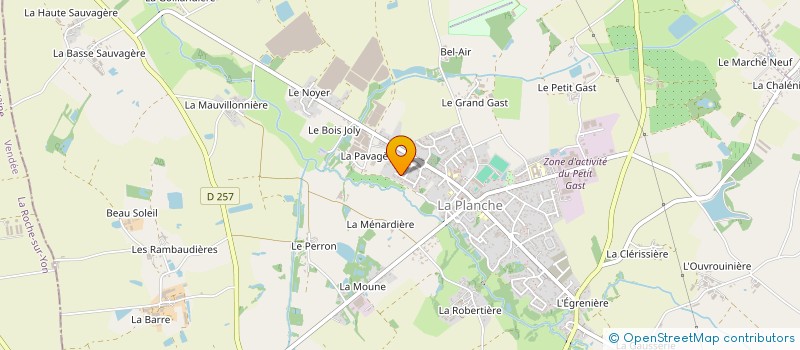 localisation de l'entreprise DRAKON IT  LA PLANCHE