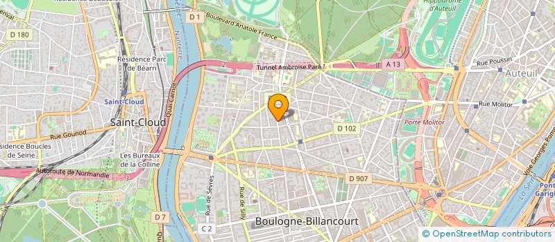 localisation de l'entreprise DRAL à BOULOGNE-BILLANCOURT