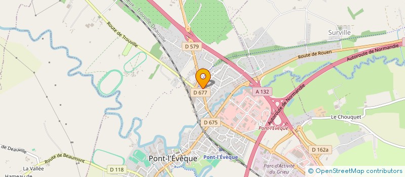 localisation de l'entreprise DRALIN à PONT L'EVEQUE