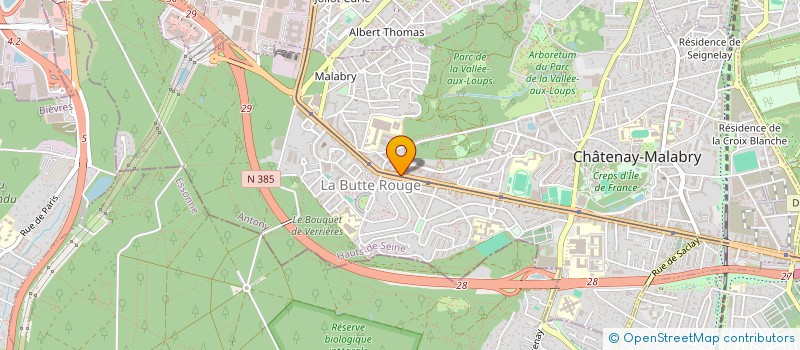 localisation de l'entreprise DRALL SAS  CHATENAY-MALABRY