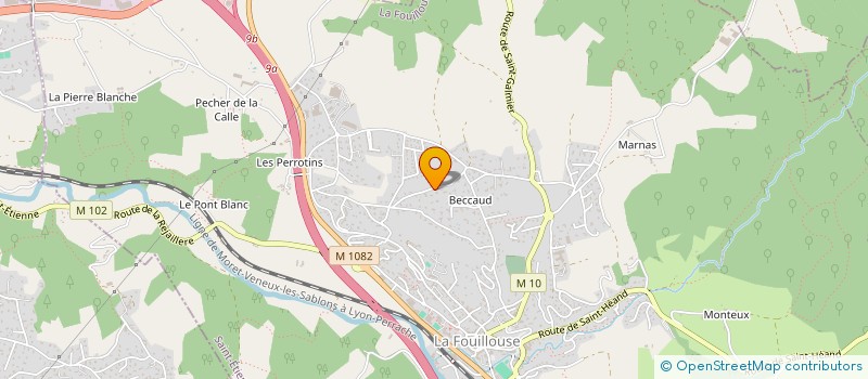 localisation de l'entreprise DRALLIAG  LA FOUILLOUSE