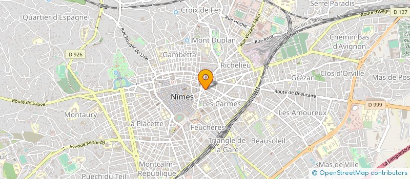 localisation de l'entreprise DRALLIEF DISTRIBUTION à NIMES