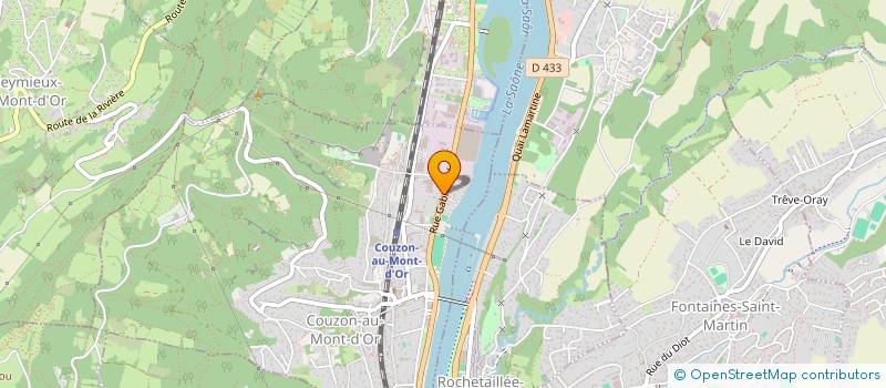 localisation de l'entreprise DRALO  COUZON-AU-MONT-D'OR