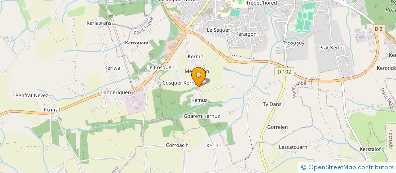 localisation de l'entreprise DRALT  PONT-L'ABBE