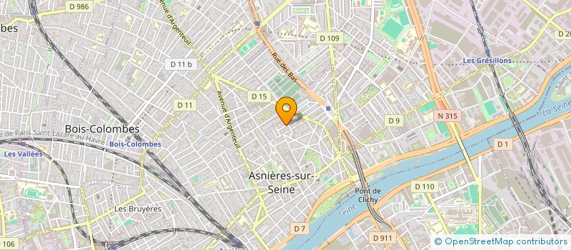 localisation de l'entreprise DRAMA QUEENS  ASNIERES-SUR-SEINE