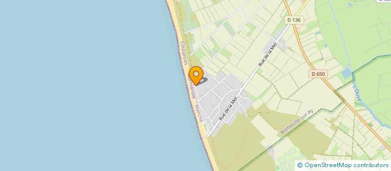 localisation de l'entreprise DRAMARD LEVEE  BRETTEVILLE-SUR-AY