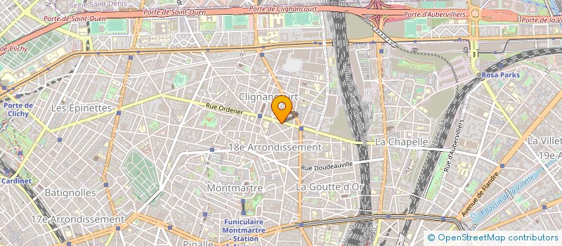 localisation de l'entreprise DRAME ET FRERES à PARIS