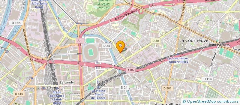 localisation de l'entreprise DRAME PROPRETE & NET à SAINT-DENIS