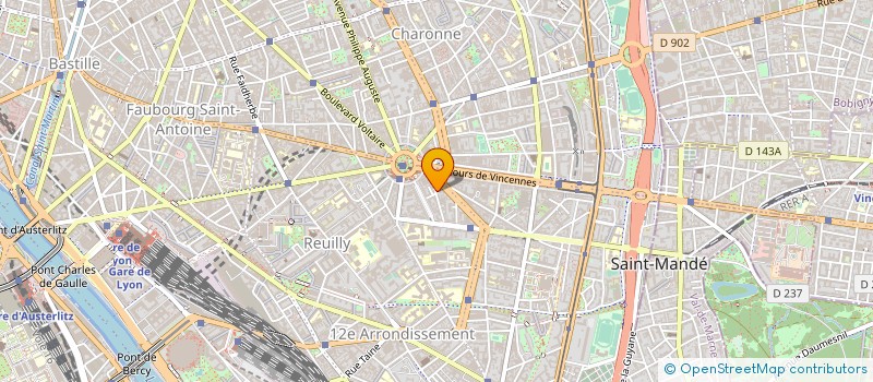 localisation de l'entreprise DRAMICOM  PARIS