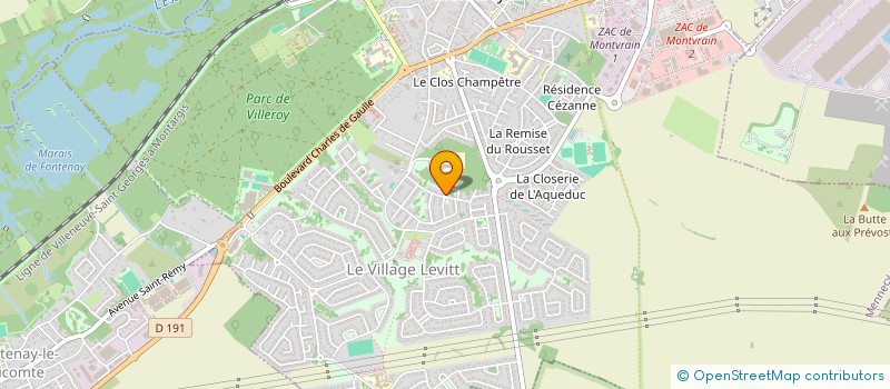 localisation de l'entreprise DRAMIZAN  MENNECY