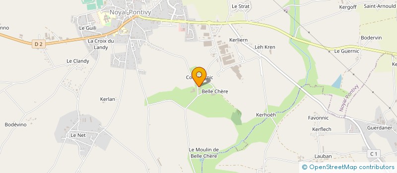 localisation de l'entreprise DRAN PHILIPPE à NOYAL-PONTIVY