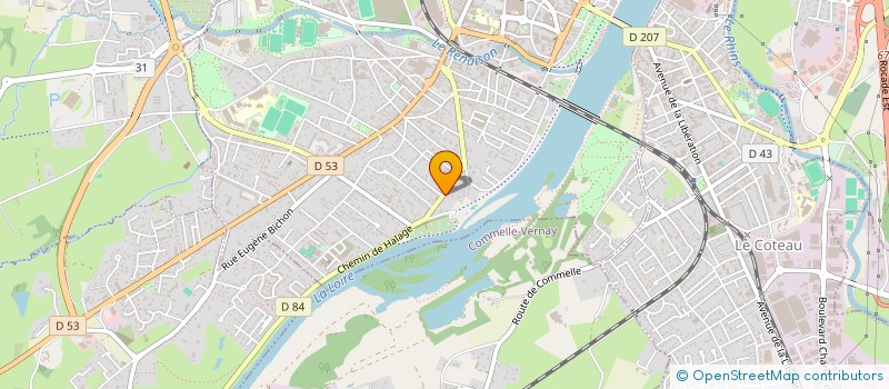 localisation de l'entreprise DRANAHC PARTICIPATIONS  ROANNE