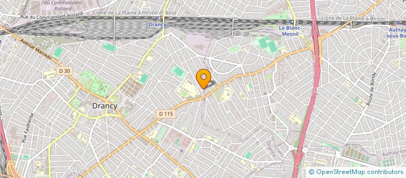 localisation de l'entreprise DRANCITALIE  DRANCY