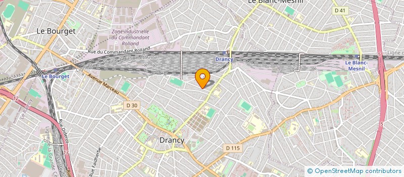 localisation de l'entreprise DRANCY FACADES à DRANCY