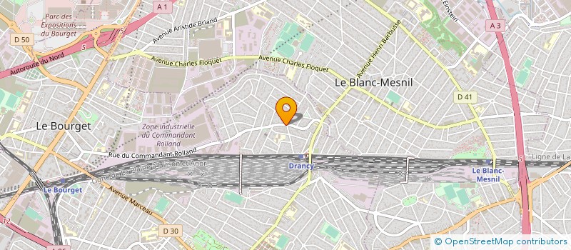 localisation de l'entreprise DRANCY RAVALEMENT ET PEINTURE  DRANCY