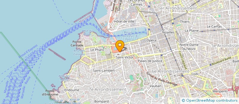 localisation de l'entreprise DRANNOC à MARSEILLE