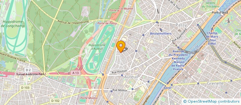 localisation de l'entreprise DRANSARD JACQUES RENE MAURICE  PARIS