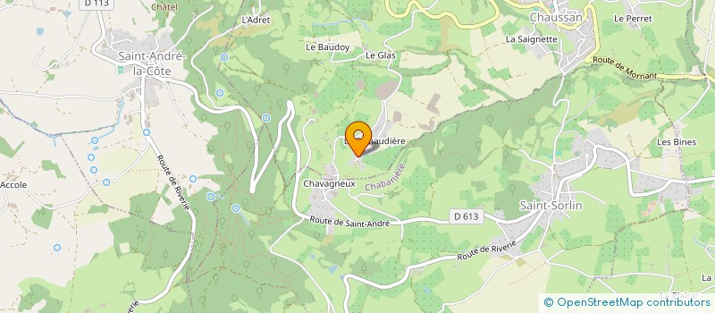 localisation de l'entreprise DRANYER  CHAUSSAN