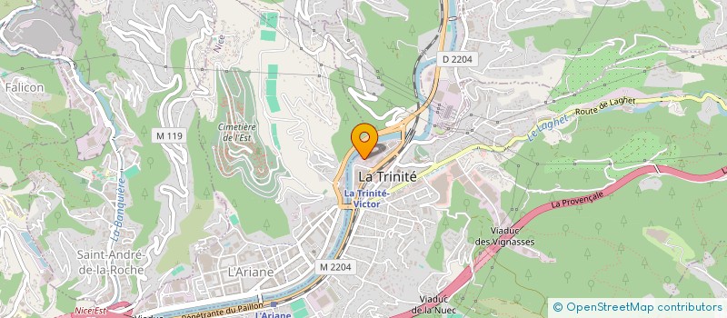 localisation de l'entreprise DRAP JUDO ARTS MARTIAUX  DRAP