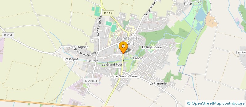 localisation de l'entreprise DRAPEAU à AIGREFEUILLE-D'AUNIS