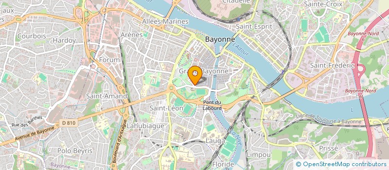 localisation de l'entreprise DRAPEAU BLANC COWORKING à BAYONNE