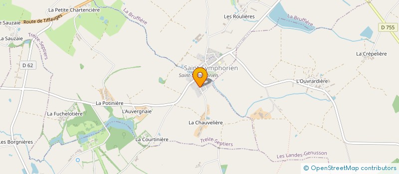 localisation de l'entreprise DRAPEAU IMMO à TREIZE-SEPTIERS