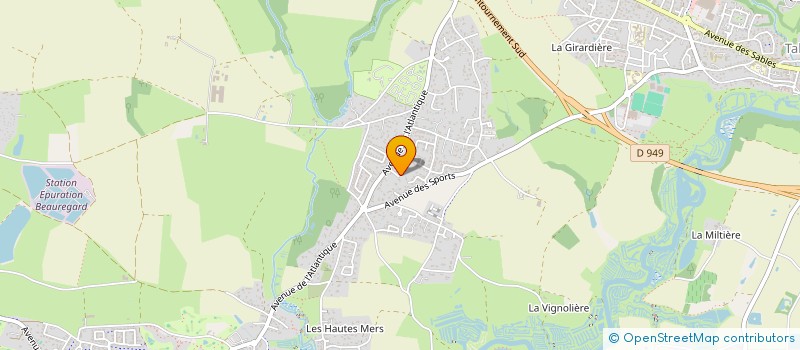 localisation de l'entreprise DRAPEAU INVESTISSEMENT  TALMONT-SAINT-HILAIRE