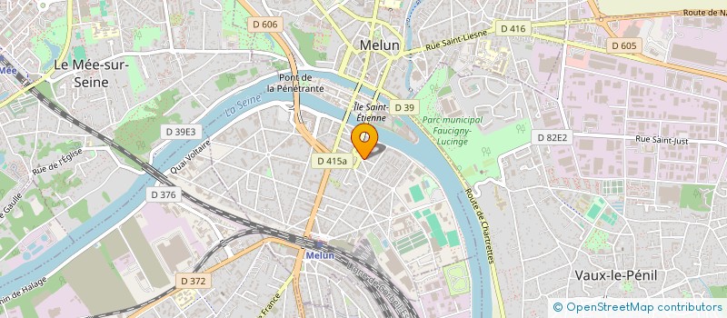 localisation de l'entreprise DRAPEAU VERT  MELUN