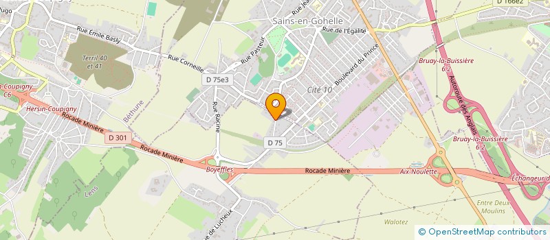 localisation de l'entreprise DRAPS COUSUS  BOUVIGNY-BOYEFFLES