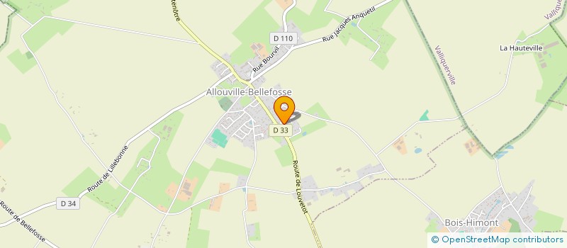 localisation de l'entreprise DRAR  ALLOUVILLE-BELLEFOSSE