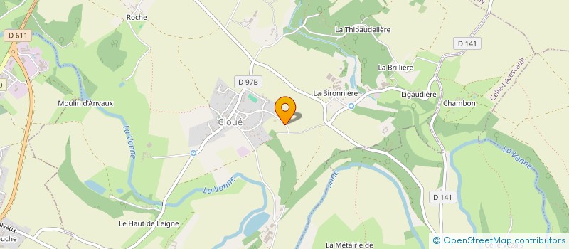 localisation de l'entreprise DRAVAS  CLOUE