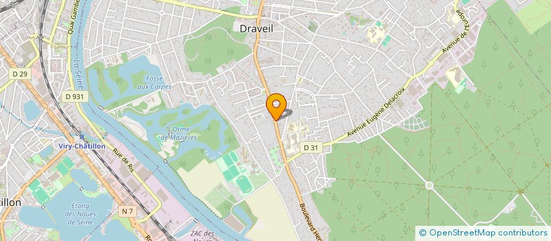 localisation de l'entreprise DRAVEIL AUTO à DRAVEIL