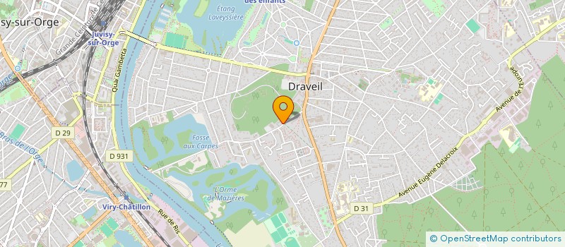 localisation de l'entreprise DRAVEIL BADMINTON CLUB à DRAVEIL