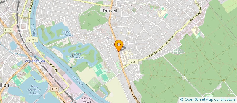 localisation de l'entreprise DRAVEIL FUNERAIRE à DRAVEIL