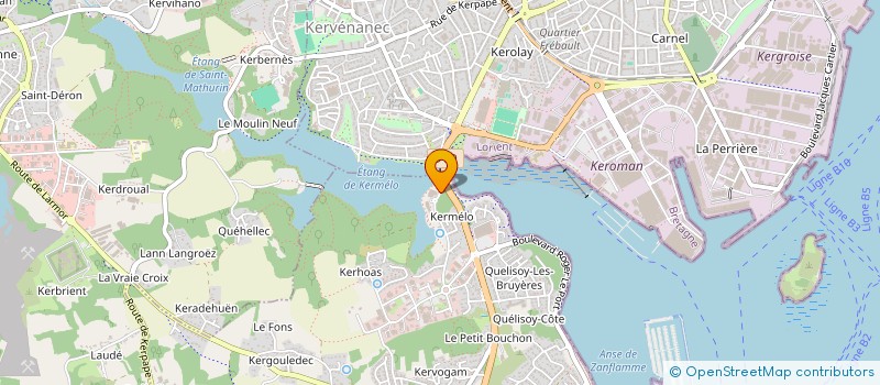 localisation de l'entreprise DRAW-FACTORY à LARMOR-PLAGE