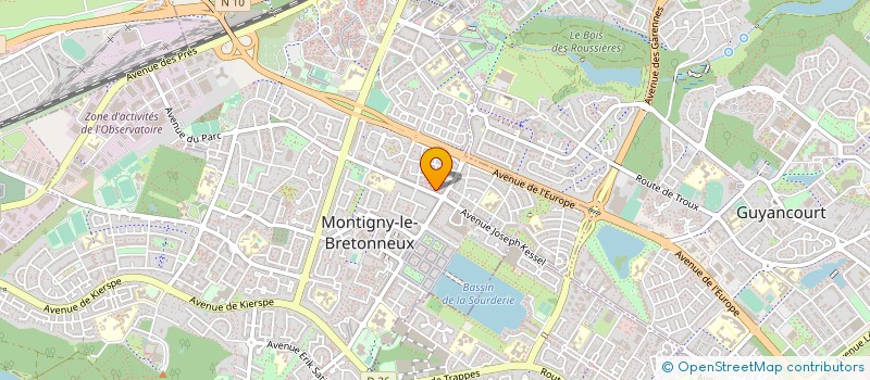 localisation de l'entreprise DRAWIT à MONTIGNY-LE-BRETONNEUX