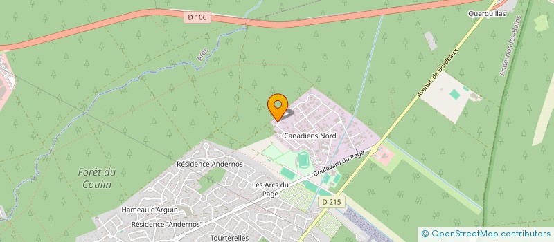 localisation de l'entreprise DRAWSHOTS STUDIO à ANDERNOS-LES-BAINS