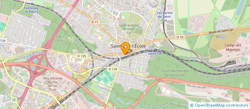 localisation de l'entreprise DRAWTATTOO ACADEMY  SAINT-CYR-L'ECOLE