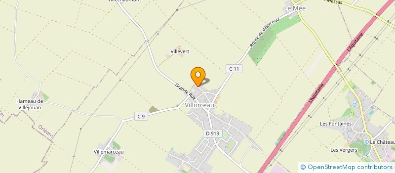 localisation de l'entreprise DRAZOR à VILLORCEAU