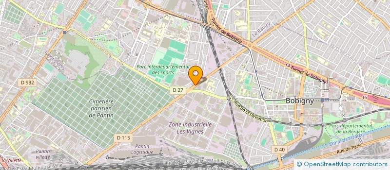 localisation de l'entreprise DRB à BOBIGNY