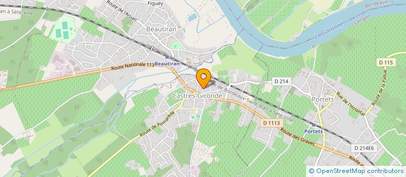 localisation de l'entreprise DRB CONCEPTION à CASTRES-GIRONDE