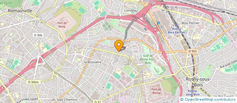 localisation de l'entreprise DRB DEPANNAGE RENOVATION BATIMENT à MONTREUIL