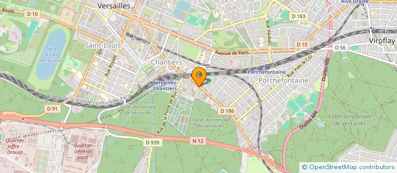 localisation de l'entreprise DRBM PATRIMOINE à VERSAILLES