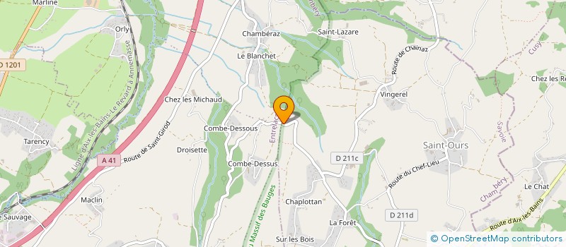 localisation de l'entreprise DRC 73 à SAINT-OURS