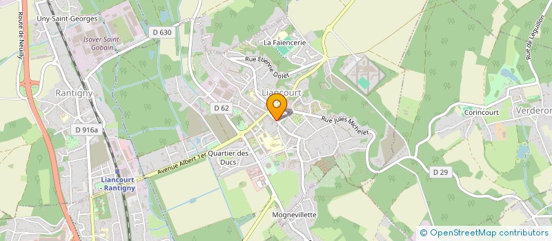 localisation de l'entreprise DRC  LIANCOURT