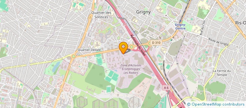 localisation de l'entreprise DRCM BATIMENT GENERAL à GRIGNY