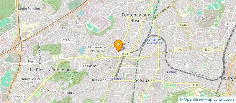 localisation de l'entreprise DRCONSULTING à FONTENAY-AUX-ROSES