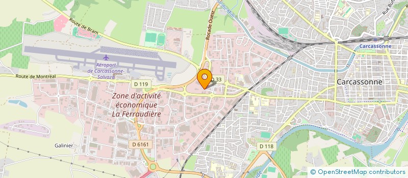 localisation de l'entreprise DRCV GROUP  CARCASSONNE