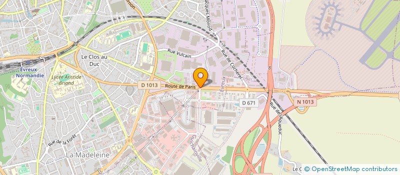 localisation de l'entreprise DRD CYBER  EVREUX