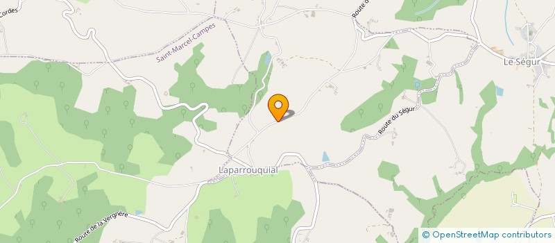 localisation de l'entreprise DRD HABITAT NATUREL  LAPARROUQUIAL